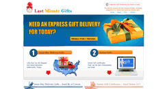 Desktop Screenshot of lastminutegifts.net